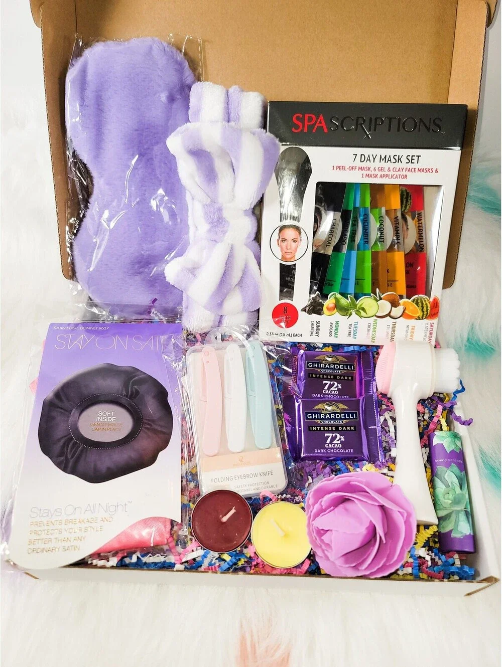 Luxury Women's Self-Care Spa Gift Box - Pamper Set with Face